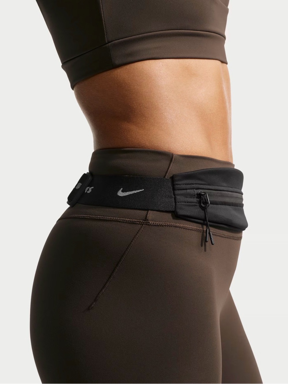 SKIMS Nike NWOT Women's Black Waist Pack - Sleek Hands-Free Belt Bag
